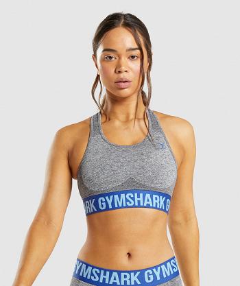 Sujetadores Deportivos Gymshark Flex Mujer Gris | CO 2130MQZ